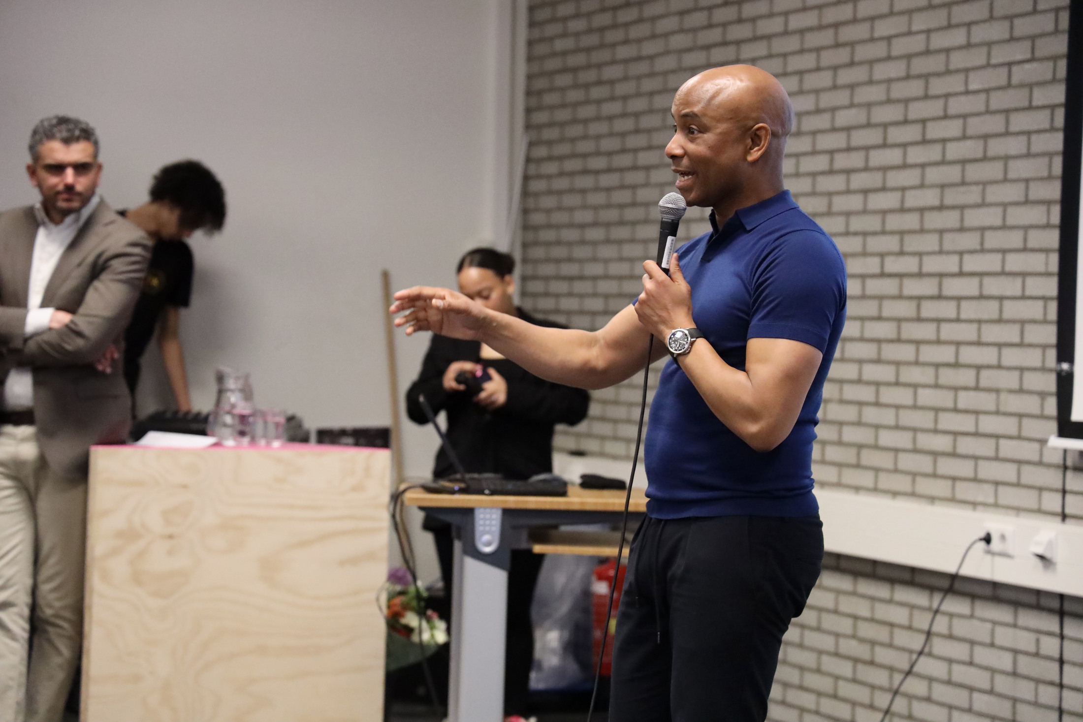 Aan het woord — Gastles op het Mediacollege